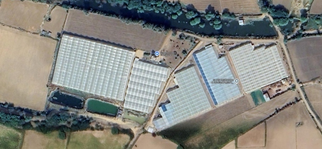 Satellite view R&D farm